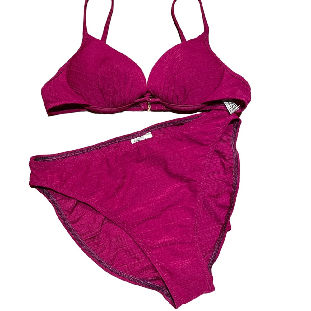 Athena collection burgundy top size 12 bottom size 14 New WOT